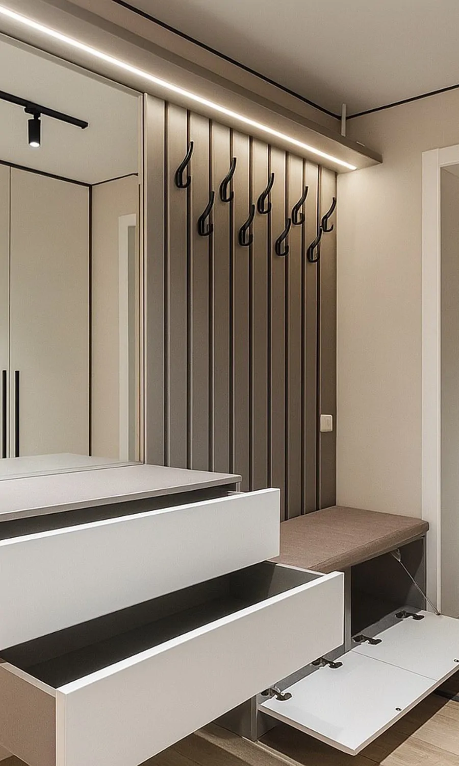 Прихожая с зеркалом «П -02» Прихожая с зеркалом «П -02»