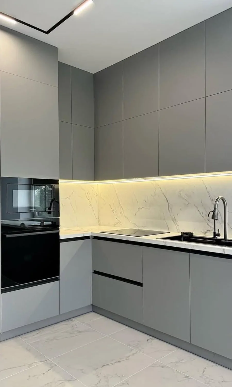 Кухня «Серый кашемир» Кухня «Серый кашемир»